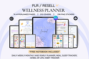 Wellness Digital Planner, a Templates & Theme by LumusStudio (Thumbnail 1 of 9)