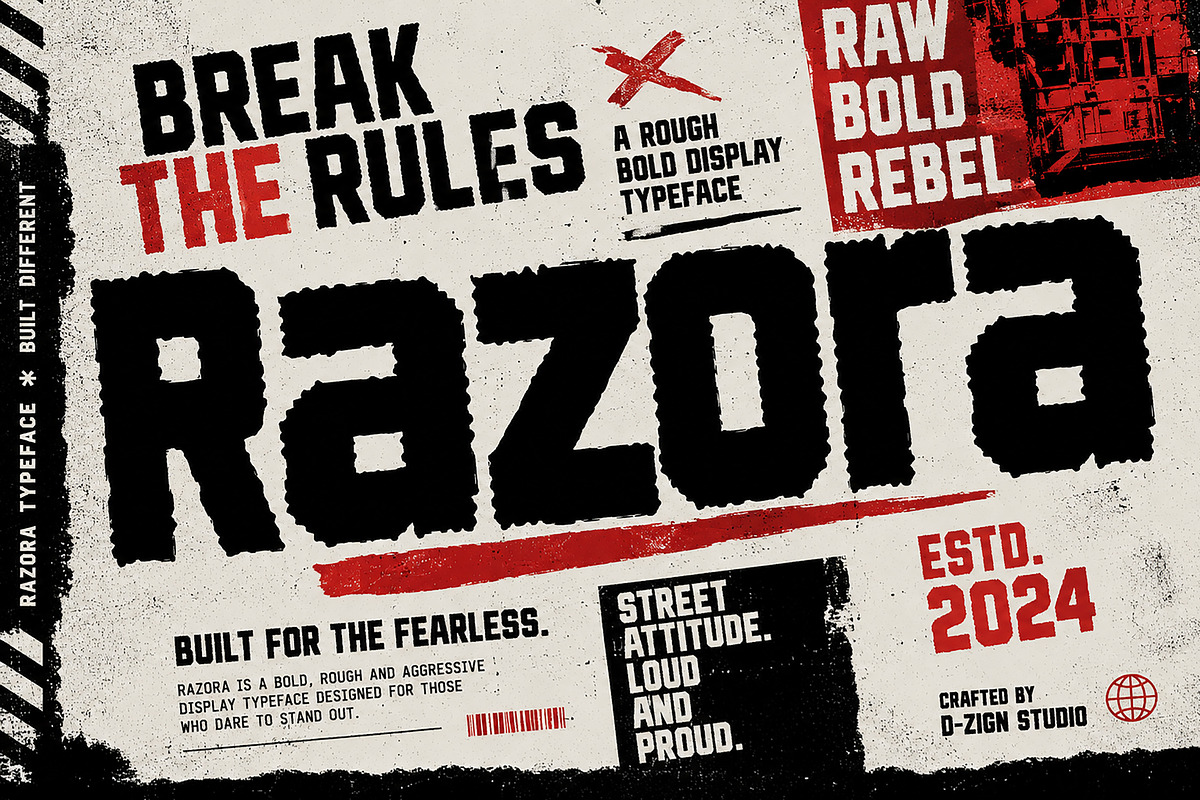 Razora, a Slab Serif Font by Wow Magic (Photo 3 of 5)