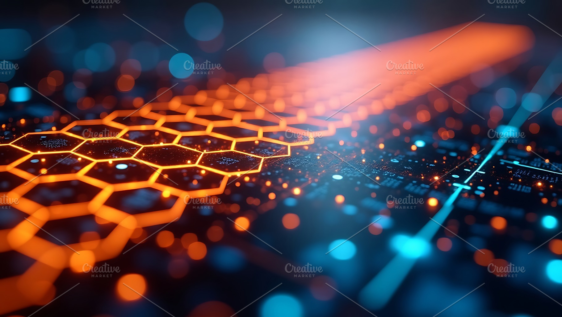 Abstract technology background with, an Abstract Photo by Artonix