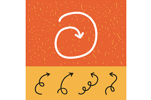 five nice arrows, an Object Illustration by studiogstock