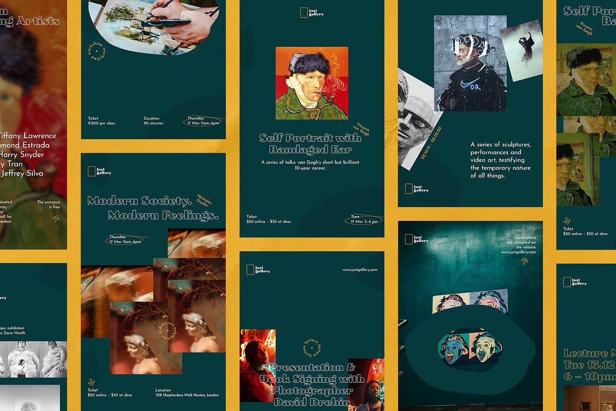 Just Gallery Instagram Posts&Stories, a Social Media Template by Andrew Skoch Design (Photo 4 of 8)