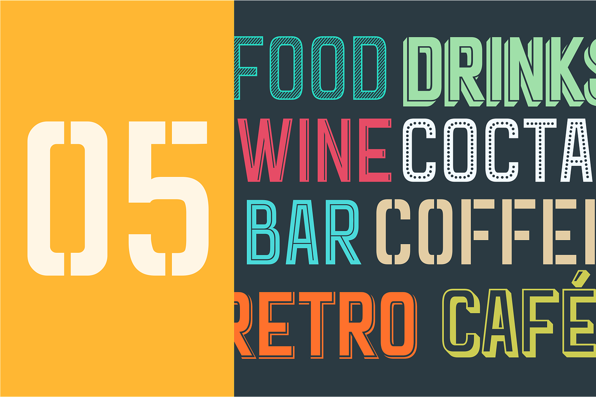 Goldana Fonts + extras preview 5