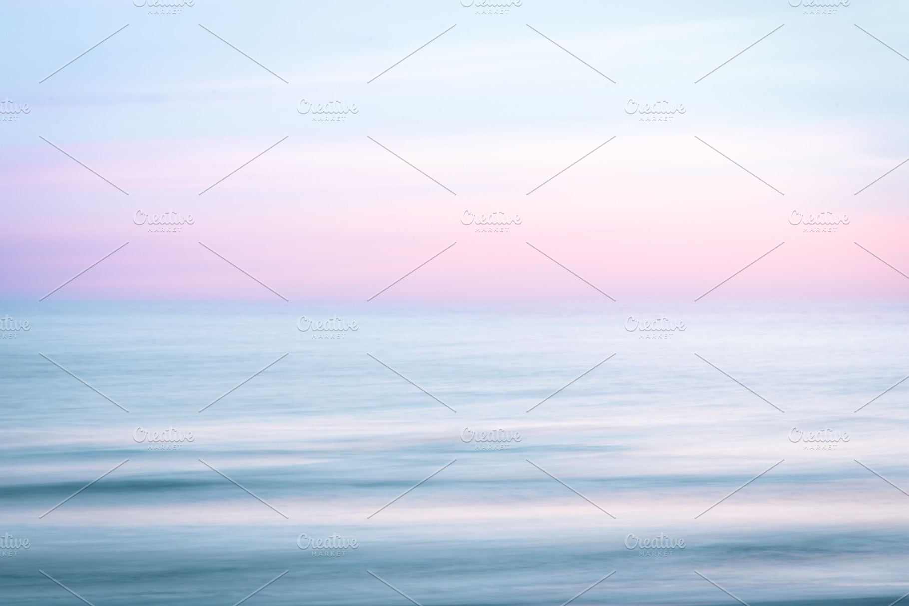 Abstract sunset sky and ocean, a Nature Photo by Irina Moskalev