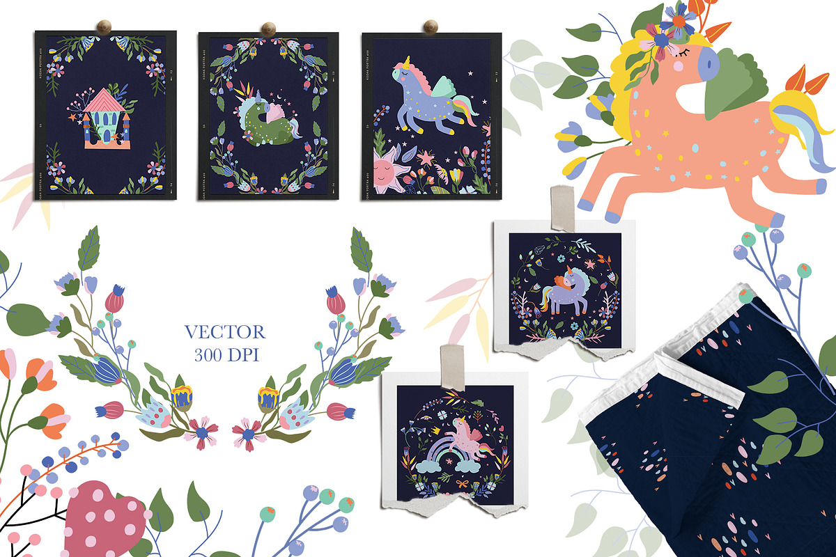 Magical Unicorns, big collections, an Animal Illustration by Usis (Photo 17 of 22)