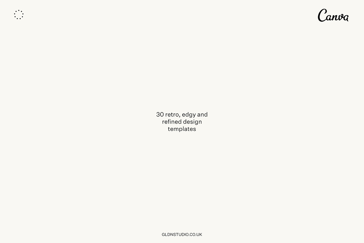 90s Canva Social Media Templates, a Social Media Template by GLDN Studio (Photo 3 of 8)