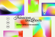 Retro 90s Gradients + Bonus Graphics, a Texture Graphic by angelainthefields (Thumbnail 1 of 8)