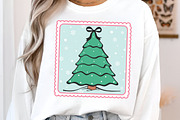 Christmas Tree Hand Drawn Coquette, an Illustration by SinaCreation (Thumbnail 3 of 7)