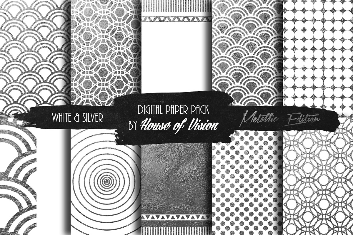 Elegant Wht and Silver Pack