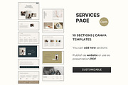AMALIA Canva landing page, a Landing Page Template by Studio Suvelle (Thumbnail 7 of 8)