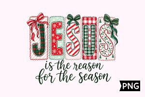 Jesus Is The Reason For The Season, a Seasonal Illustration by Creative Art