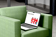 LAPTOP MOCKUP, a Device Mockup by safrizalstudio (Thumbnail 1 of 4)