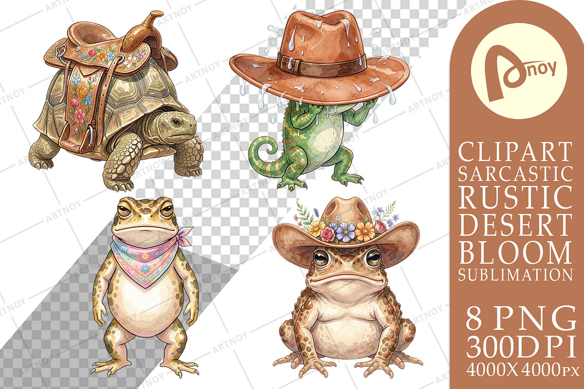 Sarcastic Desert Animal Sublimation, an Animal Illustration by Artnoy (Photo 8 of 18)