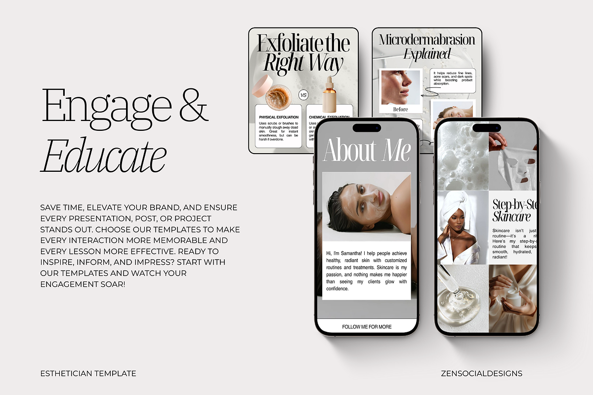 Esthetician Instagram Template preview 8