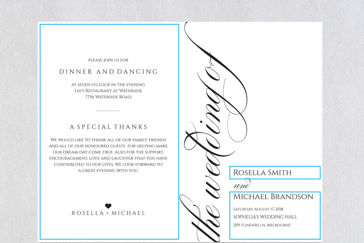 Wedding Program folded SHR365, an Invitation Template by Shafura_Wedding (Photo 3 of 6)