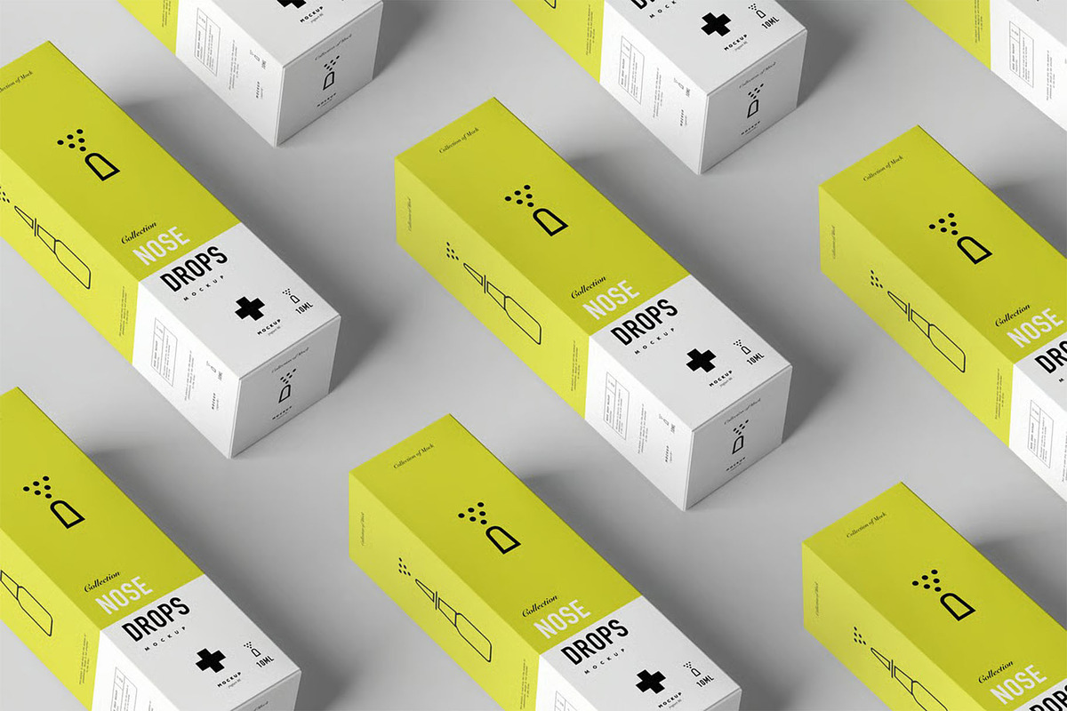 Nose Drops Mock-up, a Product Mockup by zippypixelstudio (Photo 12 of 12)