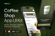 Hopresso – Coffee Shop Mobile App UI, an UI Kit Template by Rafiq | YDN (Thumbnail 1 of 6)