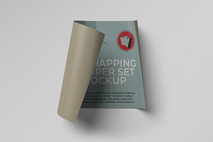 Wrapping Paper Set Mockup