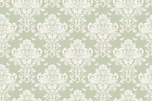 Seamless pattern, elegant damask pattern seamless background cre, a Pattern Graphic by Studio ANNA