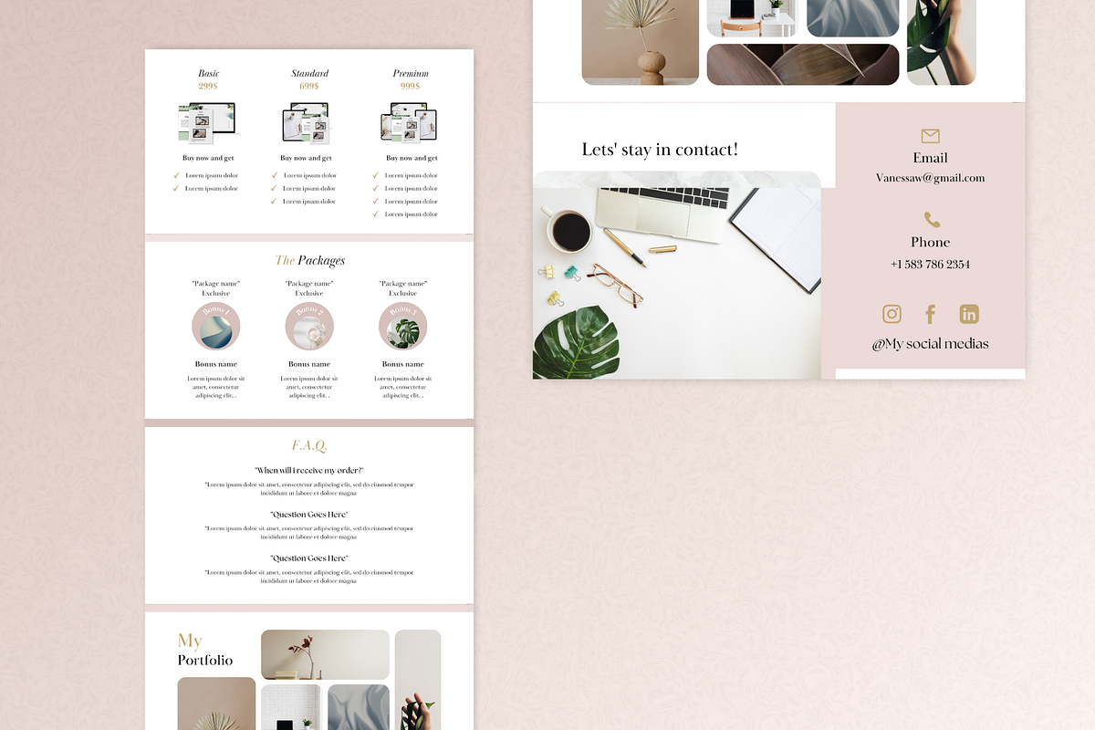 Dubsado Proposal Template, a Landing Page Template by PittaFinePrint (Photo 7 of 7)