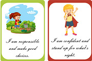Positive Affirmation FlashCards Kids, a Card Template by DigitalsDesigns (Thumbnail 5 of 6)