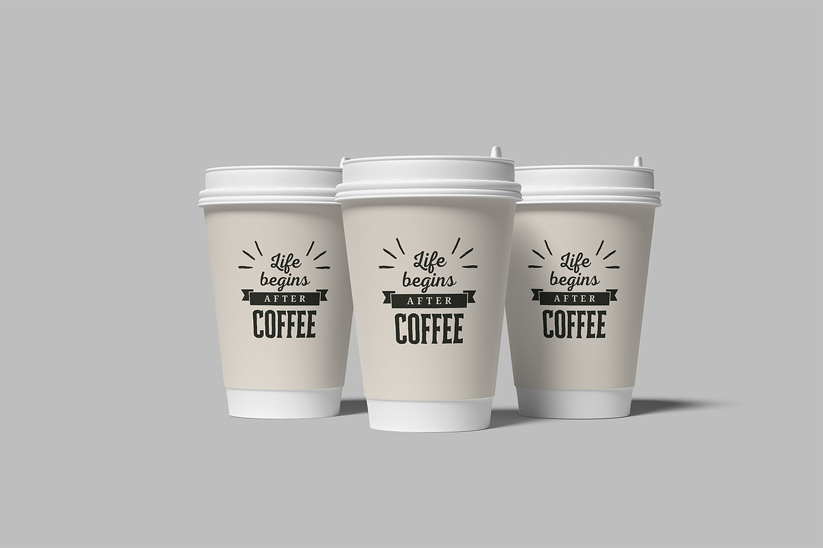 Coffee Cup Mockup, a Packaging Mockup by Bangdastudio (Photo 5 of 10)
