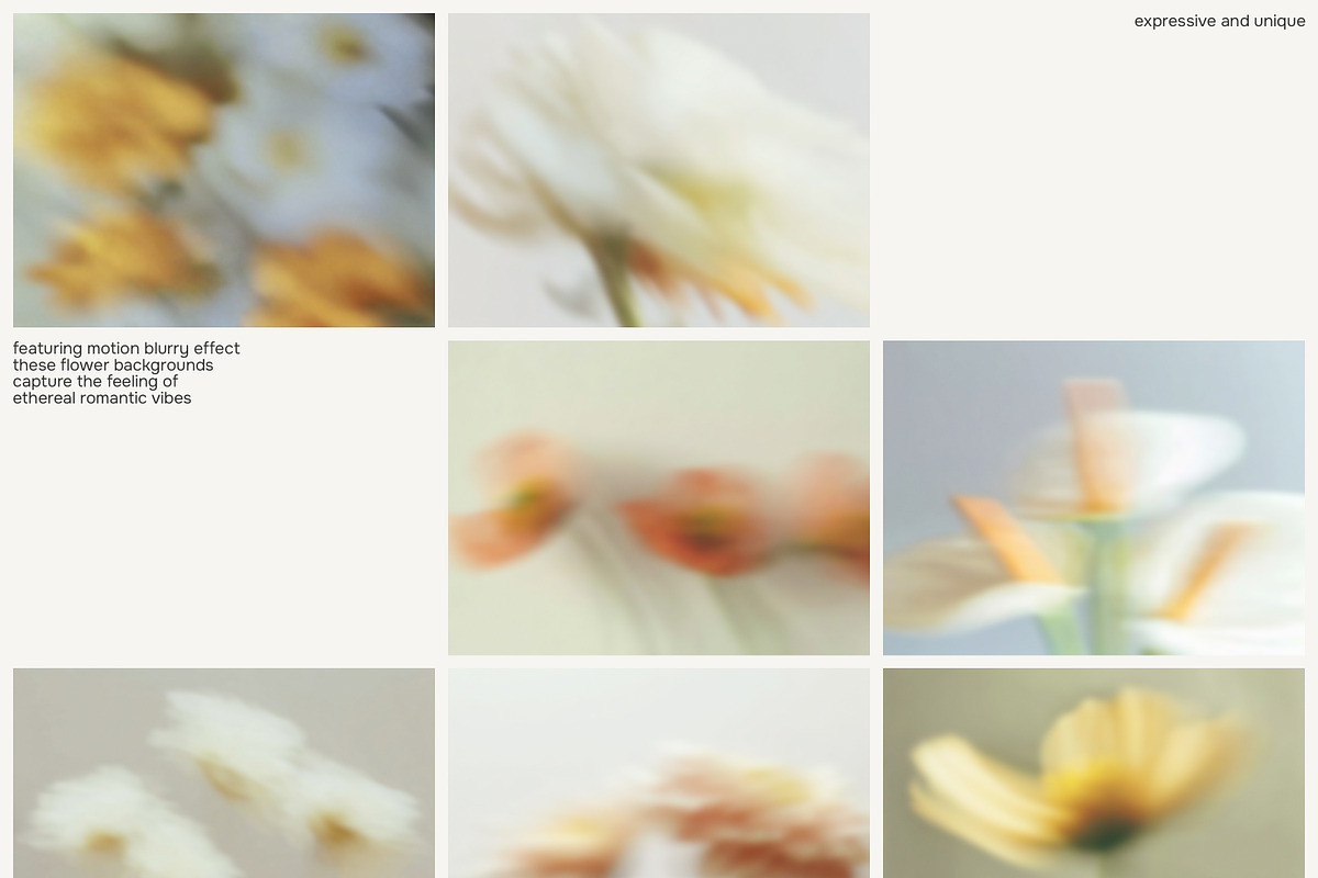 FLORET Blur Flower Backgrounds, a Background Graphic by Aesthetic Eye (Photo 9 of 19)