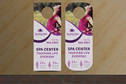 Beauty Salon And Spa Door Hanger, a Templates & Theme by Dotnpix (Thumbnail 2 of 3)