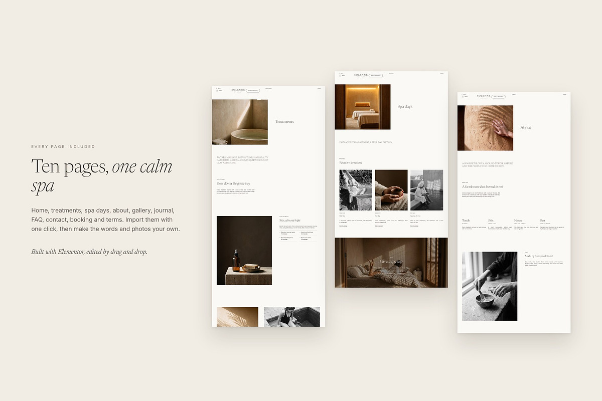 Solenne Spa & Beauty WordPress Theme, a WordPress Template by Tomasz Ganclerz (Photo 11 of 19)