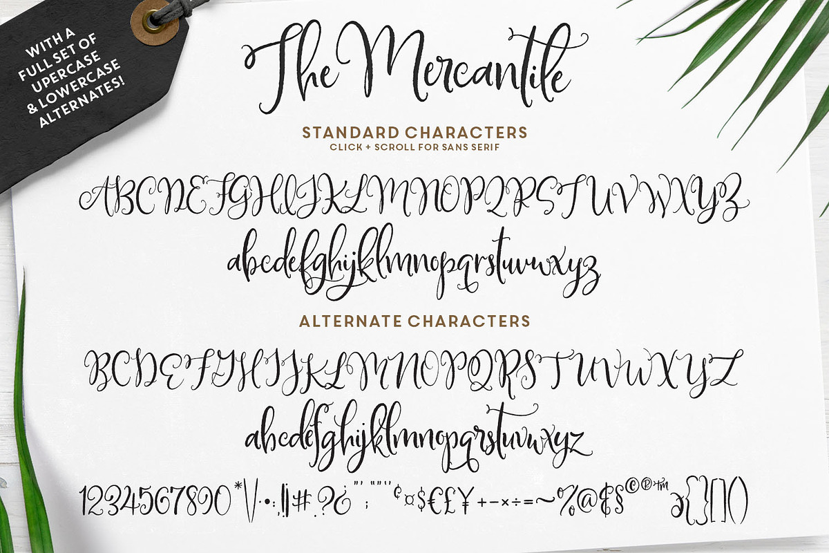 The Mercantile Font Family preview 8