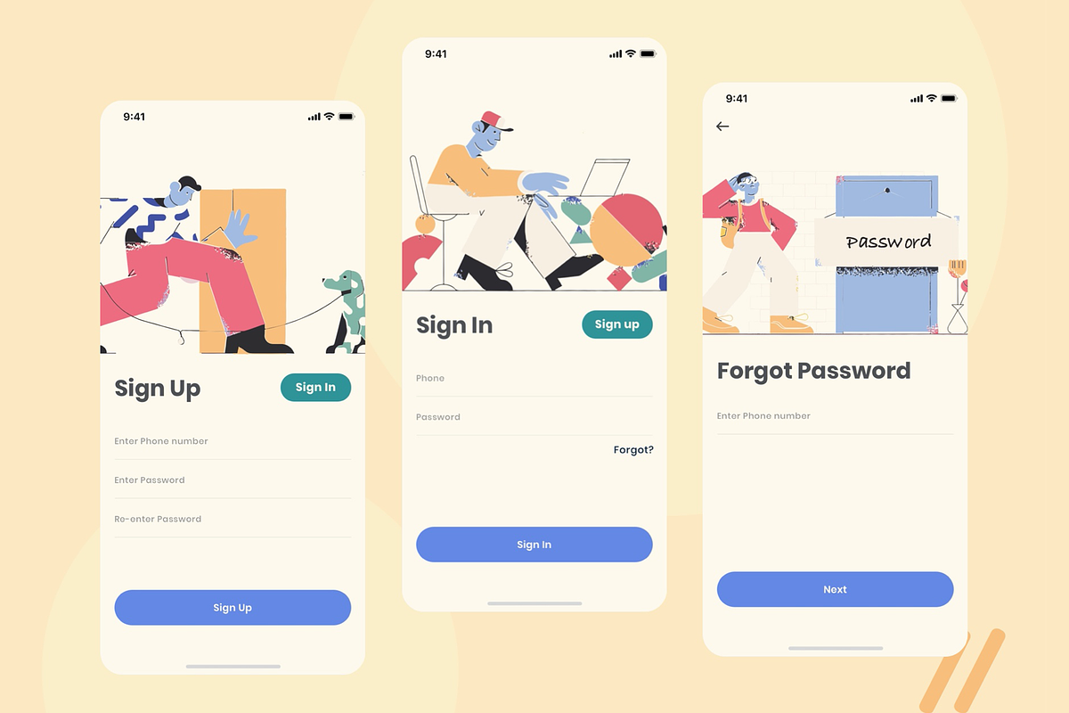 Vintage - Bank App Ui Kit, an App Template by Capi Product (Photo 4 of 6)