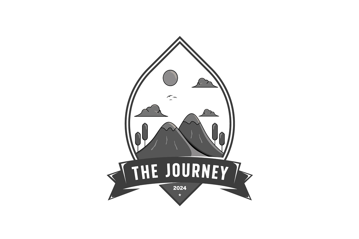 mountain logo vintage vector emblem, a Branding & Logo Template by Pyruos ID