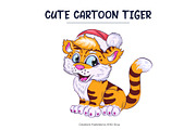 Set of Cute Cartoon Tigers., an Animal Illustration by KENO Mascots (Thumbnail 2 of 7)