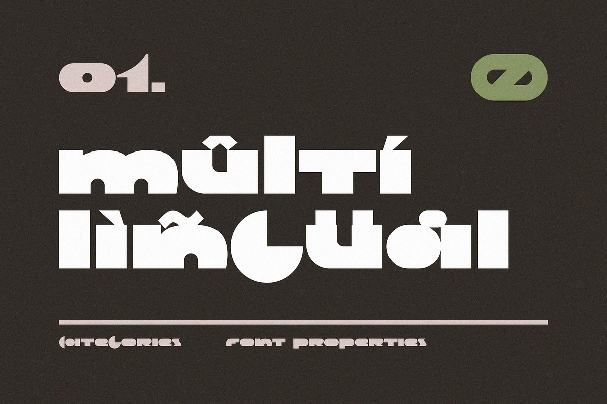 Wide Plump Stylish Stencil Font, a Font by kaer_shop (Photo 4 of 6)