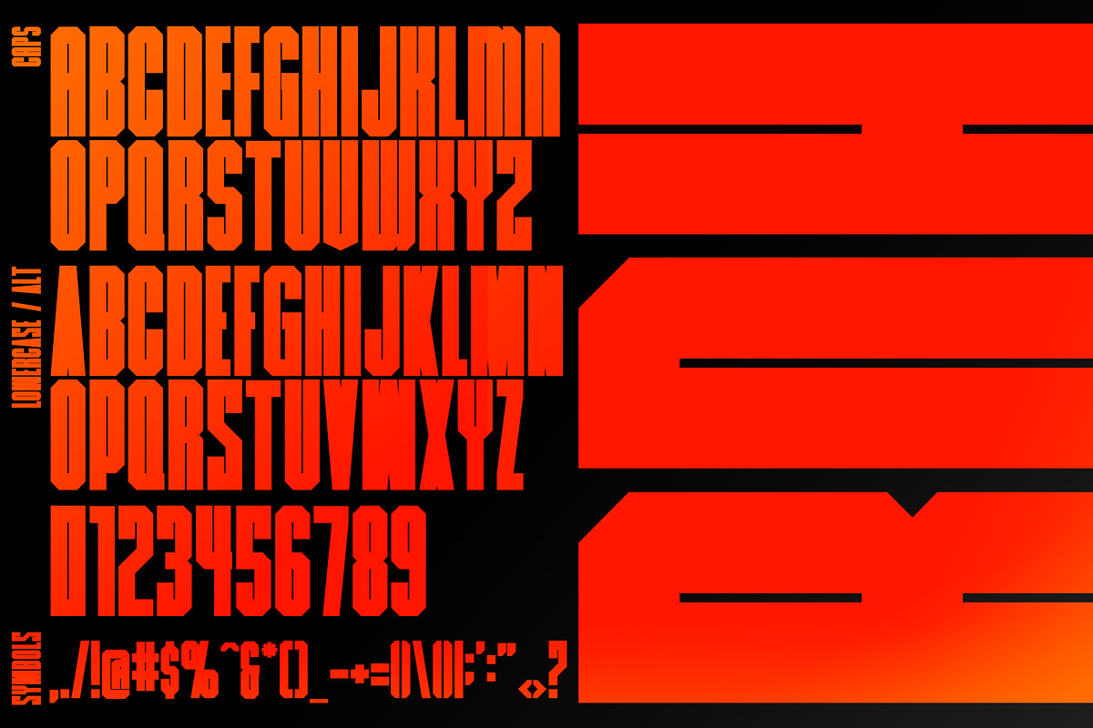 Big Daddy Hacks-Bold Condensed Font preview 2