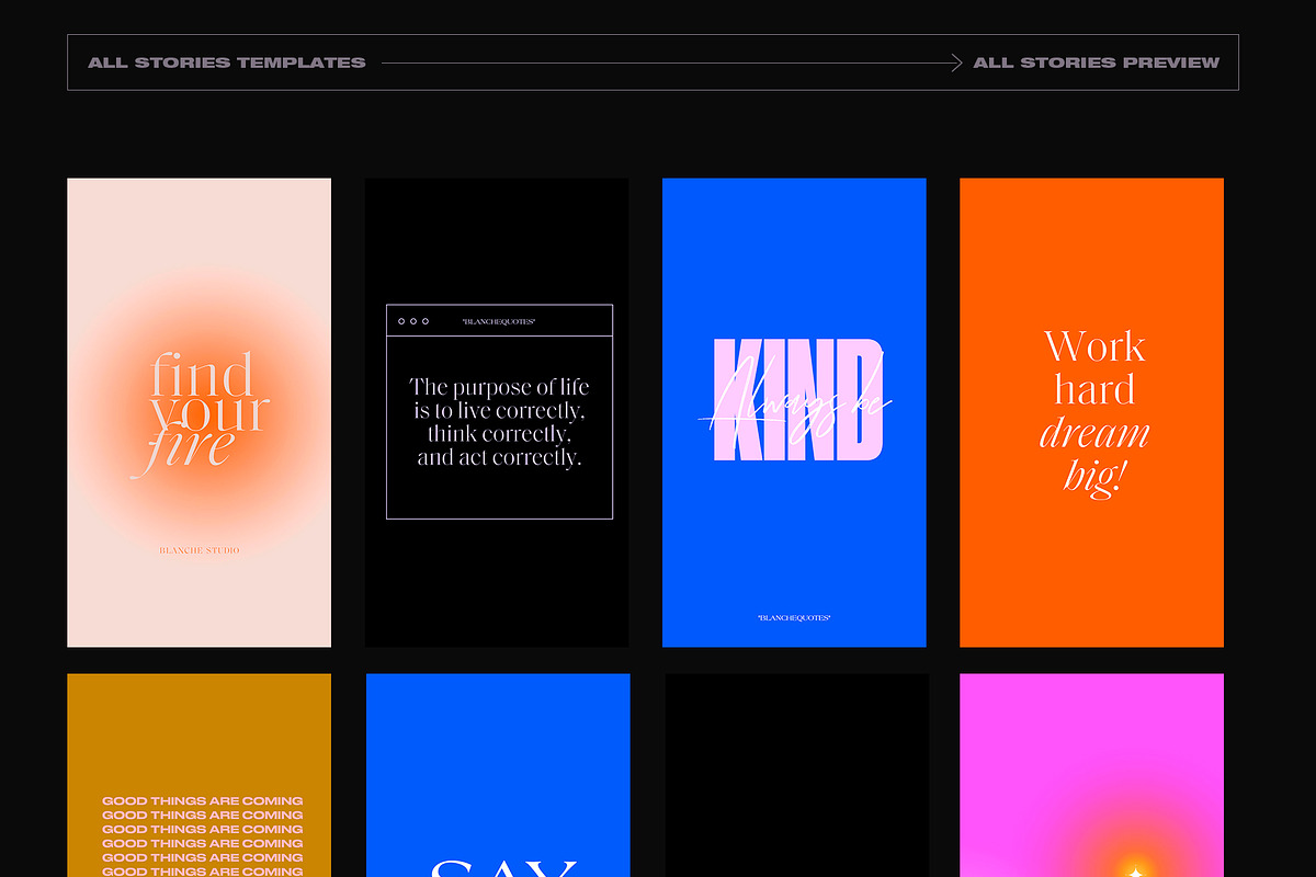 Instagram Editable Quotes, a Social Media Template by BlancheStudio (Photo 9 of 9)