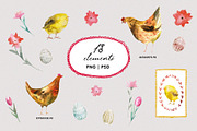 Chicken Easter seamless patterns, a Pattern Graphic by Vero Arts (Thumbnail 5 of 12)