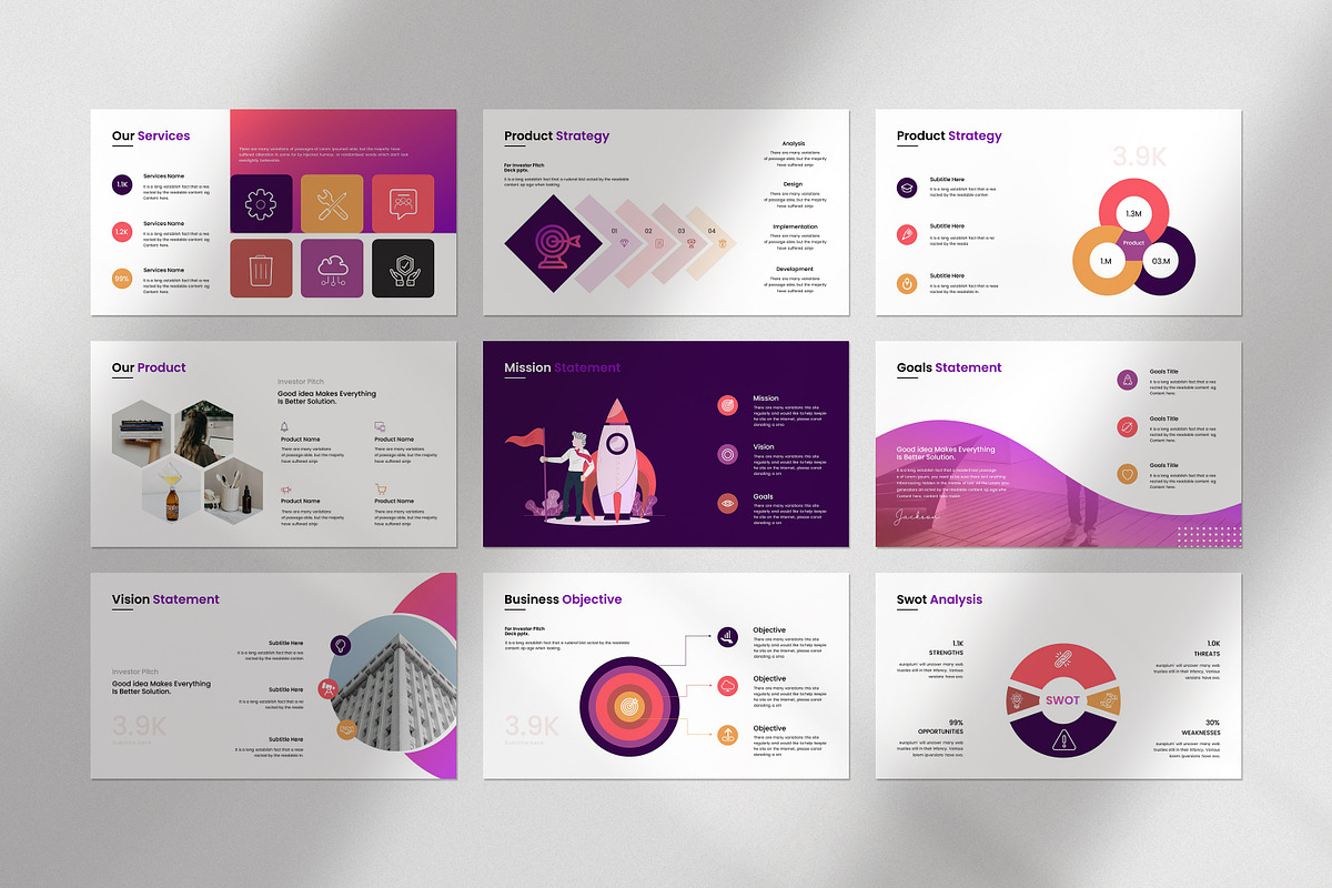 Investor Pitch Deck Presentation, a Presentation Template by CreativexGenius (Photo 8 of 10)