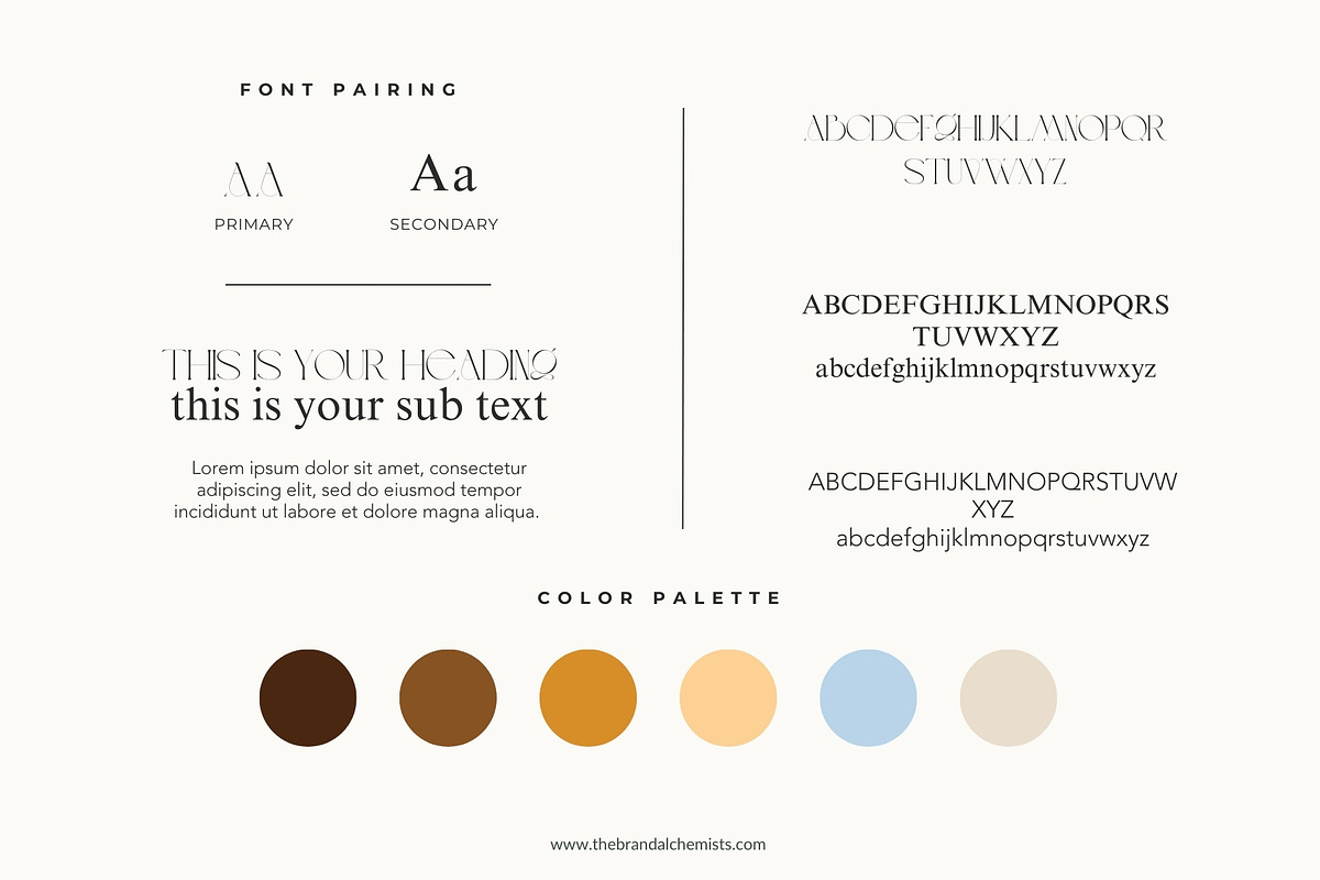 Golden Hour Brand Kit + Stock Images, a Branding & Logo Template by The Brand Alchemists (Photo 6 of 10)