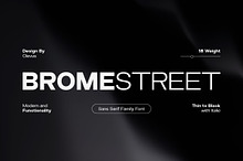 Brome Street | Family Condensed Font