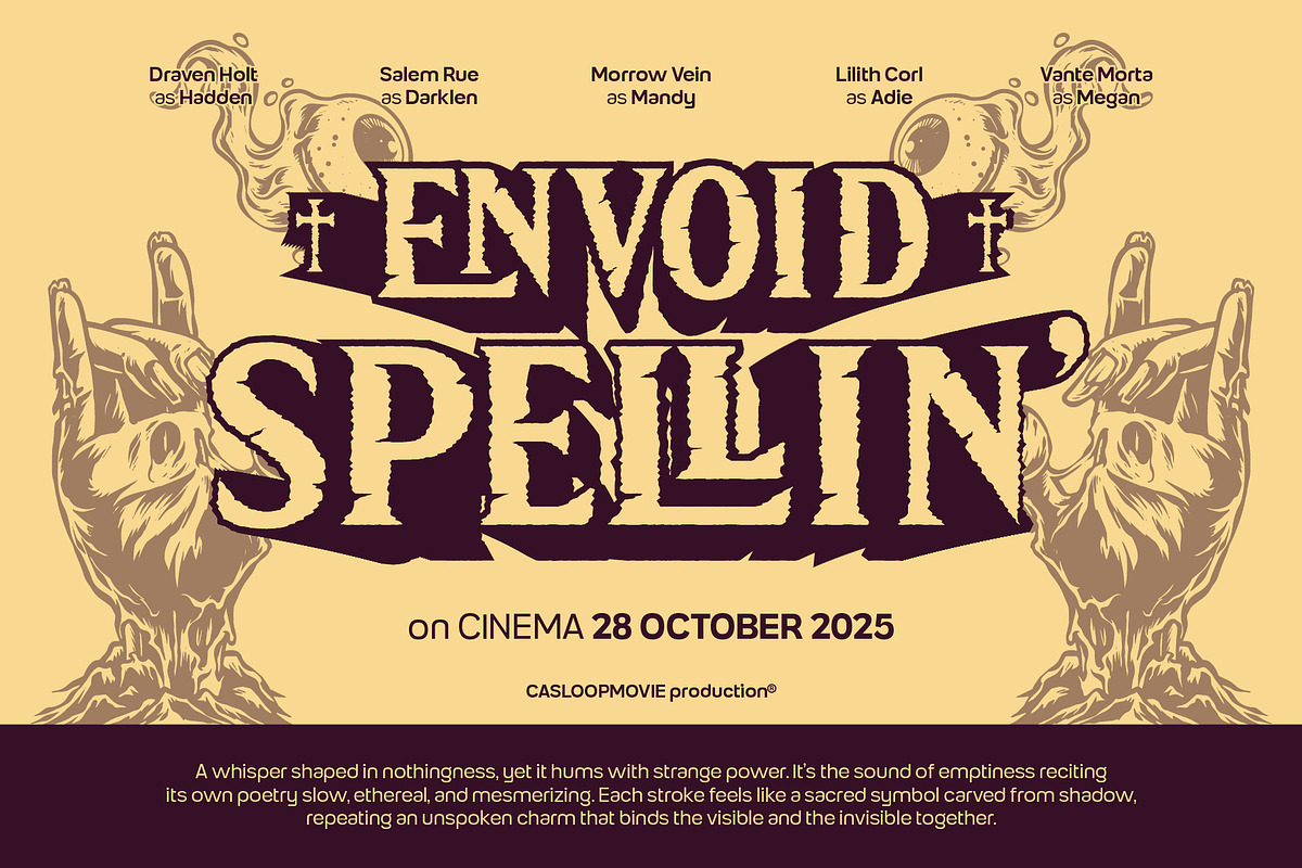Estefit - Halloween Gothic Font, a Serif Font by Casloop Studio (Photo 6 of 10)