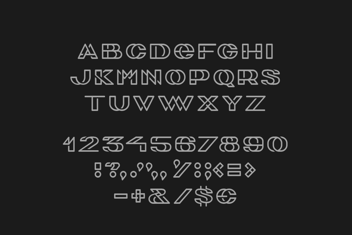 Aberration font preview 2