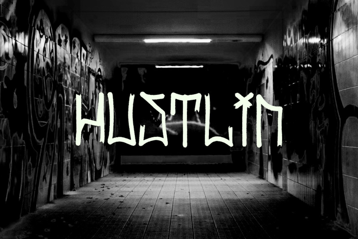 HUSTLIN FONT, a Script Font by ATV SHOP (Photo 3 of 3)