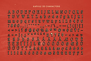 Kapvile 3D, a Serif Font by Craft Supply Co. (Thumbnail 8 of 8)