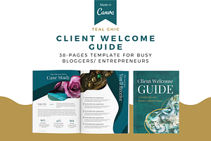 Teal Chic Client Welcome Guide Canva