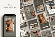 Asana Social Media Kit, a Social Media Template by Ruben Stom (Thumbnail 1 of 19)