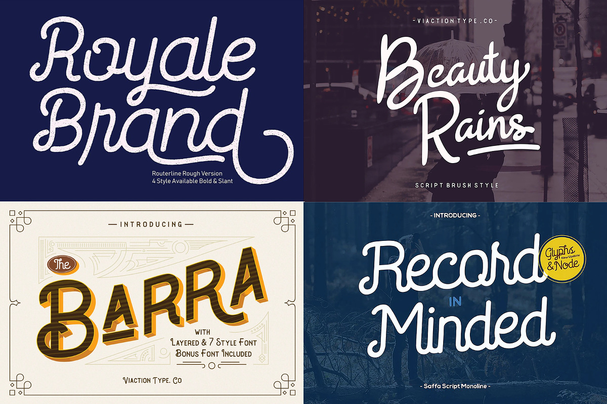VT Treasure Font Bundle, a Script Font by ViactionType (Photo 10 of 12)