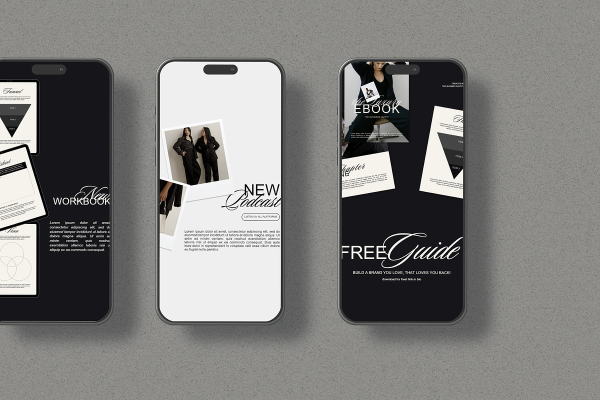 Canva | Luxe Instagram Posts Stories, a Social Media Template by thebusinessoutfit (Photo 13 of 14)