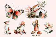 Whimsy Cottagecore Set, an Animal Illustration by GiraffeCreative (Thumbnail 13 of 20)