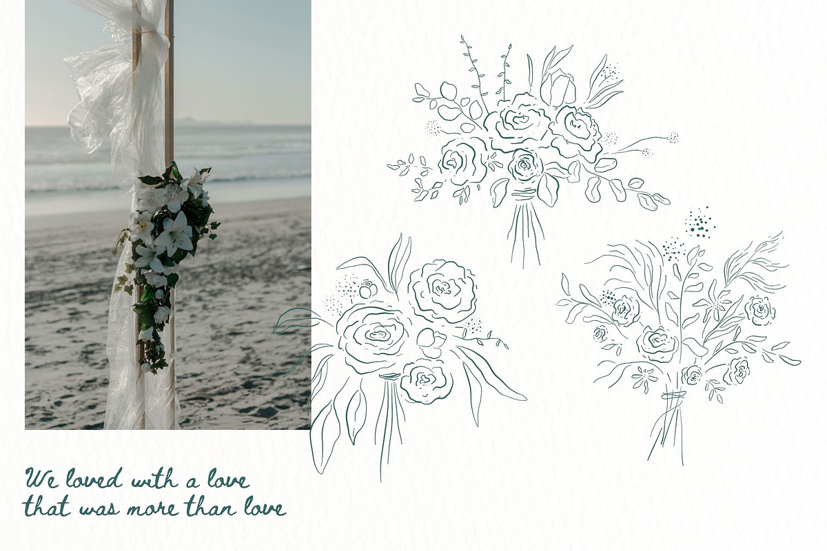Whimsical Wedding: Coastal Edition, an Illustration by PaperJamLab (Photo 8 of 17)