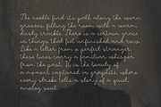 Perfect Stranger Raw Textured Font, a Script Font by AnMark (Thumbnail 10 of 11)